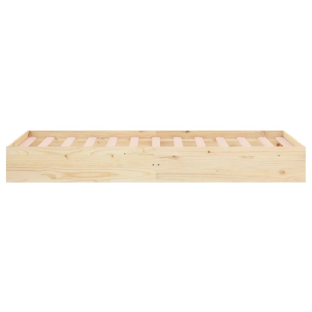 Giroletto-Struttura Letto in Legno Massello 75x190 cm Small Single 307965