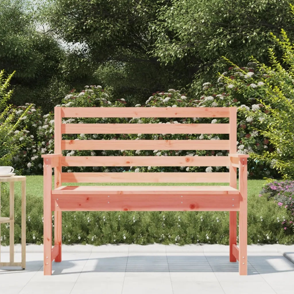 Panca da Corridoio-Sgabello-Panca da esterno 109x48x91,5 cm in Legno Massello di Douglas