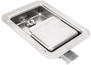 Blocco di Sicurezza per Cassetti di Lavorazione - Chiusura con Chiave a Pedale - Resistente all'Ossidazione - 2 Chiavi - Installazione Facile