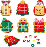 Bordspel strategico per bambini con Tic Tac Toe - 6 pezzi - Gioco da tavolo per ragazzi e ragazze - Ideale per feste di compleanno e Natale