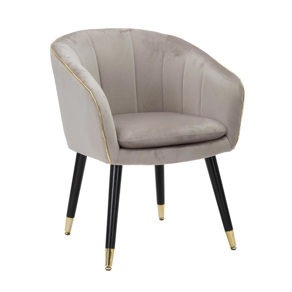 Poltroncina Cachi, Poltrona Braccioli, 62x58x78h cm Grigio