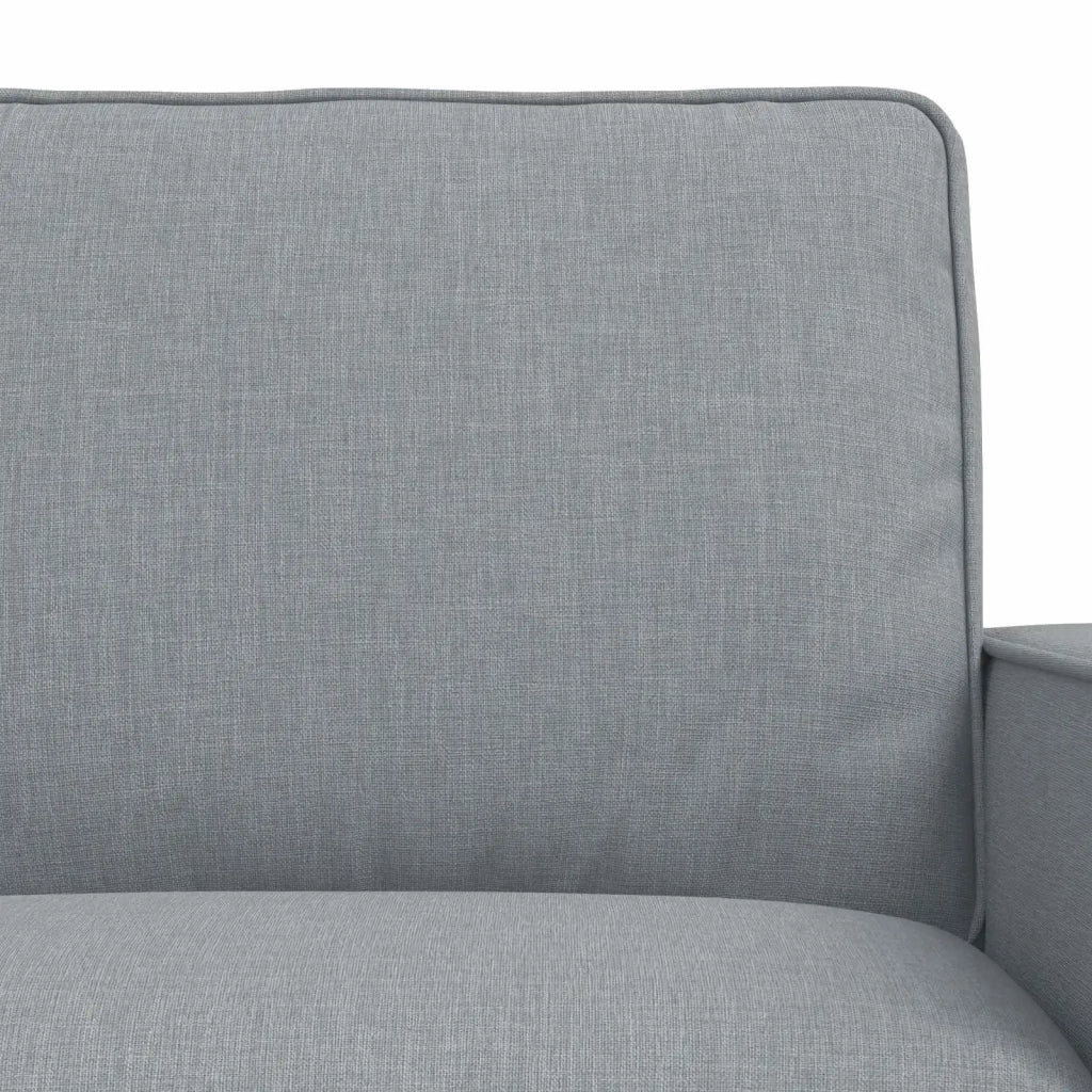 Divano 2 pcs Grigio chiaro 182 x 80 x 82 cm Tessuto