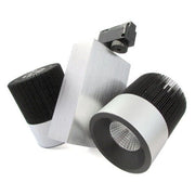 Lampada Faretto Led A Binario Bianco Caldo Doppia Testa Faro 2X15W Cob Regolabile 30W 220V