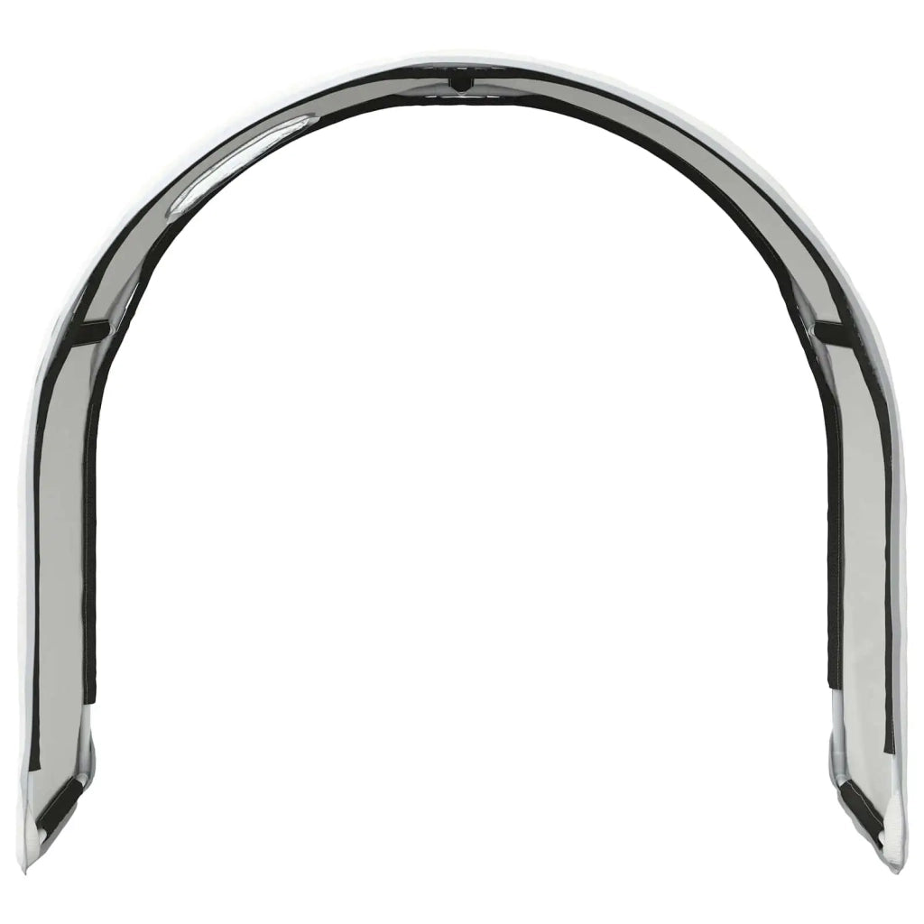 Tunnel per Letto 2 pcs Bianco 211 x 52,5 x 2 cm Poliestere