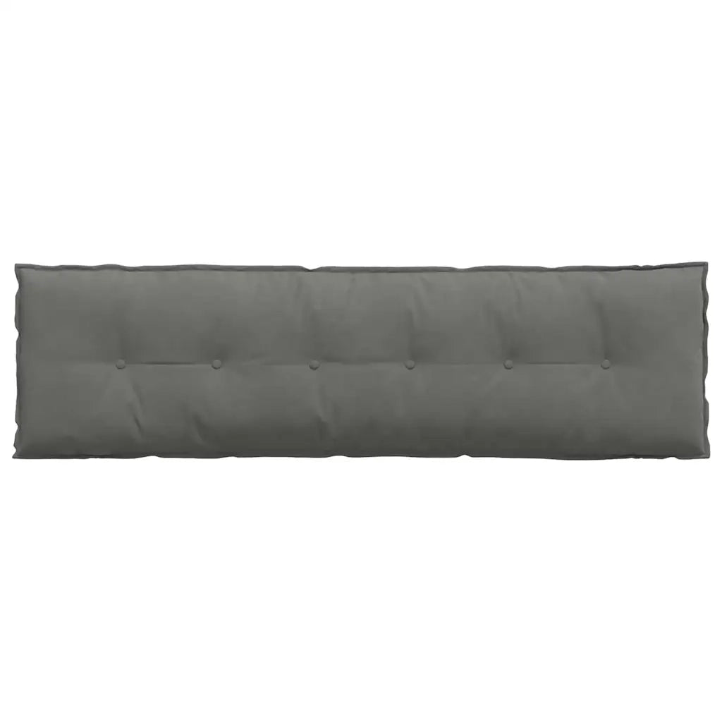 Cuscino per Schiena Grigio scuro 180 x 50 cm