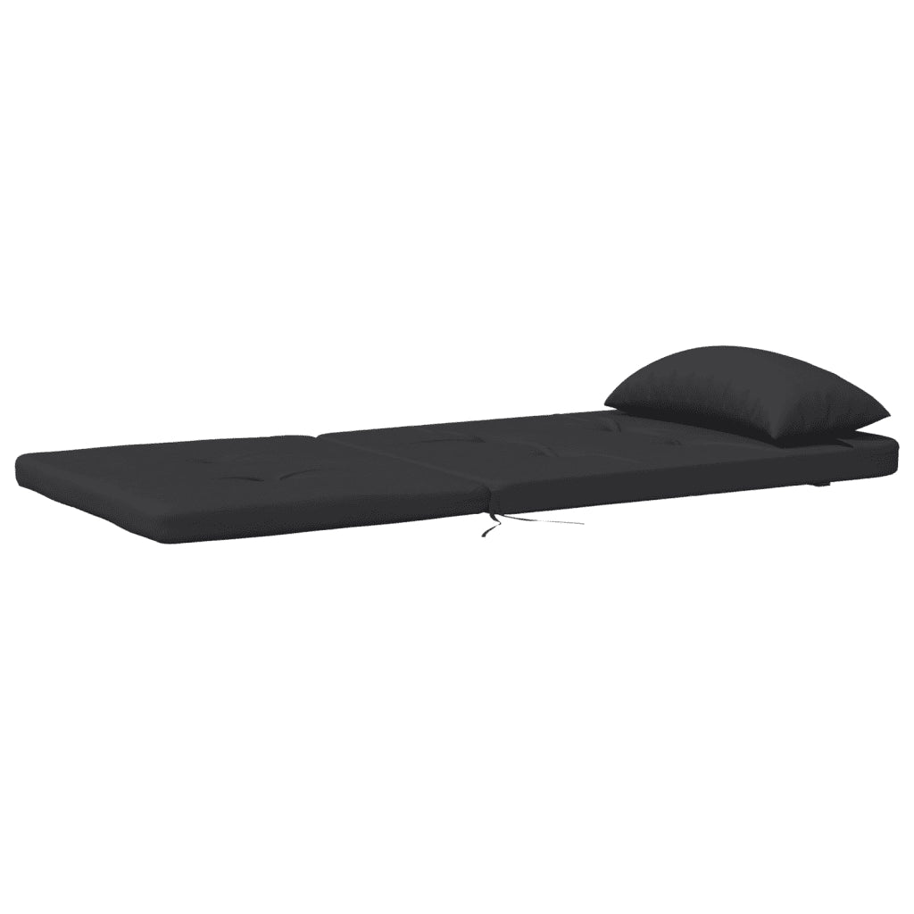Cuscini per Sedia Adirondack 2 pz Neri in Tessuto Oxford 361837
