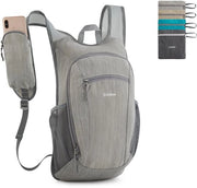 Borsa da viaggio 15L, zaino leggero per il camping, versatile, per l'esterno, stile casual, pieghevole, borsa a spalla