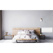 Radiatore elettrico fisso con asciugatura inerzia in ceramica 2000 W Oceanic Ruby - Design Galbed - Bianco - NF