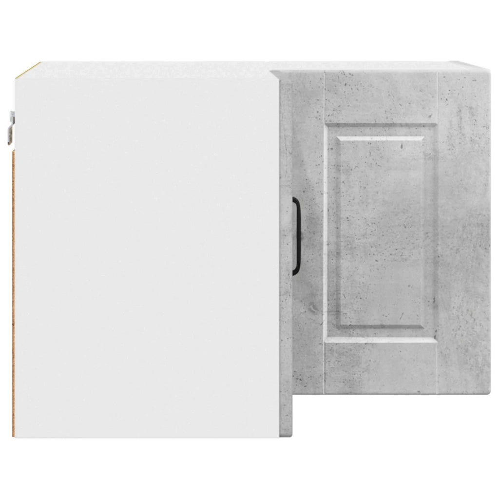 Mobile angolare per parete PORTO Grigio cemento 57 x 57 x 40 cm