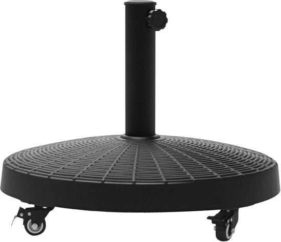 Parasol con Ruote - Solido e Trasportabile - Per Sostegno Stabile del Parasole - Progettato per Resistere ai Venti e Duraturo - Adatto per Giardino, Terrazza e Balcone - Facile da Trasportare e Pratico da Utilizzare