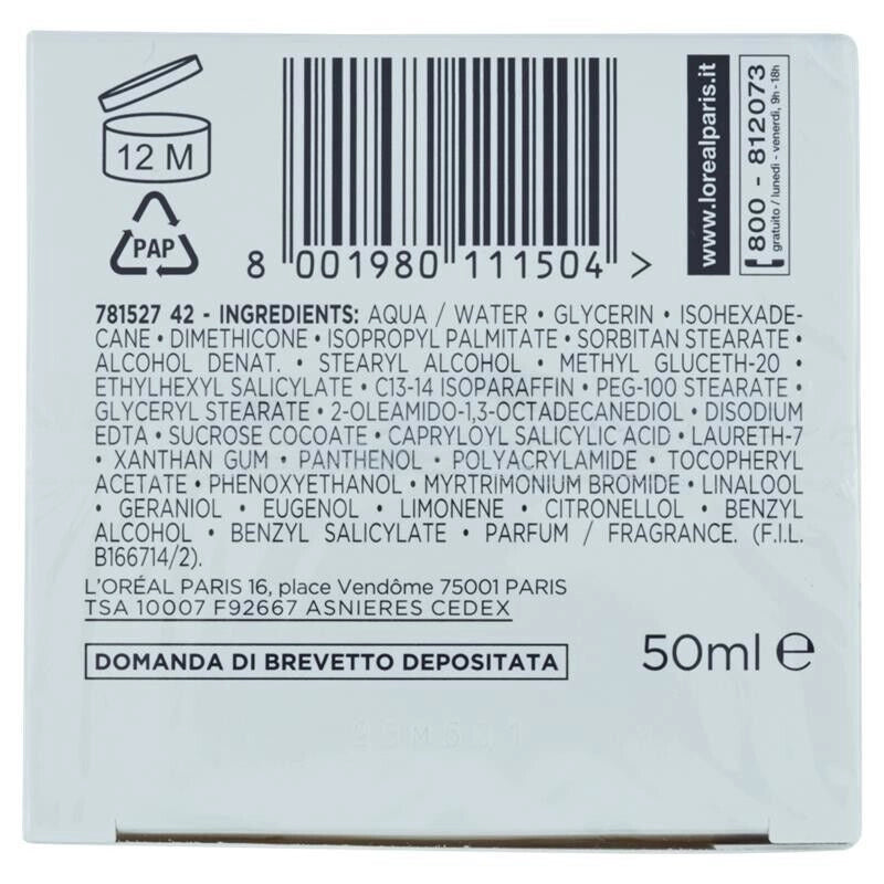 L'OREAL PARIS CREMA TRIPLA ATTIVA PELLI NORMALI E GRASSE DA 50 ML