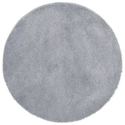 Tappeto del soggiorno | Tappeto Shaggy a Pelo Lungo NAVARRA Grigio Chiaro 100x100 cm