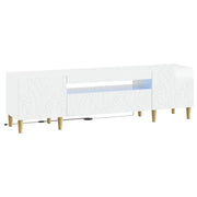 Mobile TV LED Bianco Lucido Legno ingegnerizzato 897129