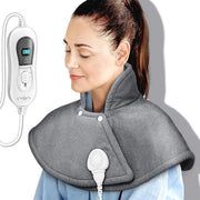 Cuscino di Riscaldamento Elettrico per Collo, Spalle e Schiena con Spegnimento Automatico