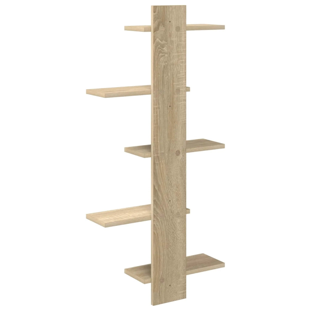 Mensola a muro flottante Rovere Sonoma 48,5 x 15 x 101 cm 8012198