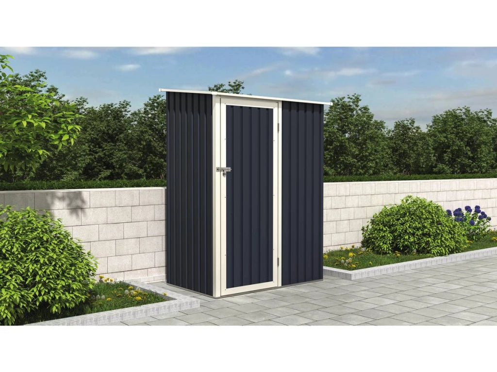 Casetta da giardino in metallo "Vega II" - 1.35 m² - Grigio