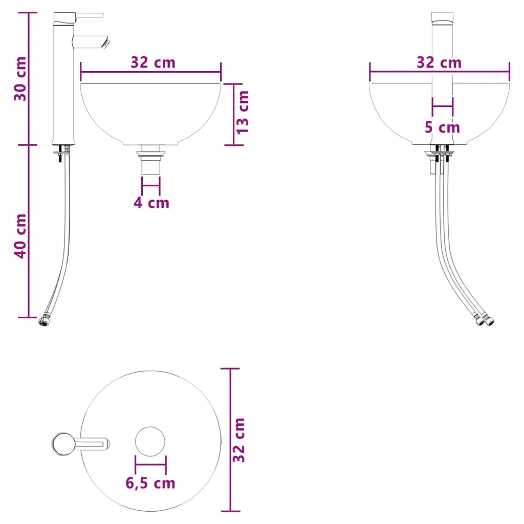 Mobile Lavabo da Parete Sonoma grigio 49,5 x 35 x 63 cm 890388