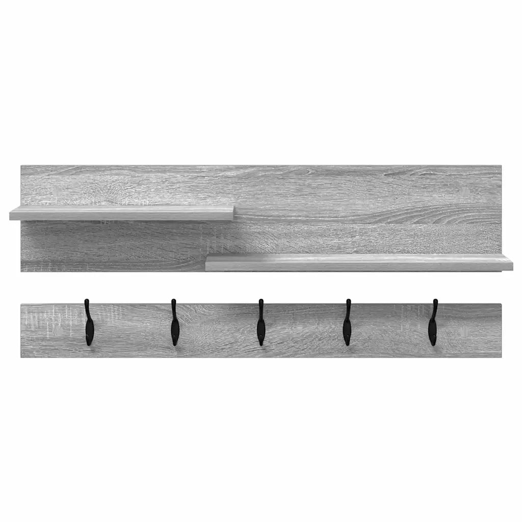 Appendiabiti a muro Grigio Sonoma 90 x 15 x 36 cm CFW3633743