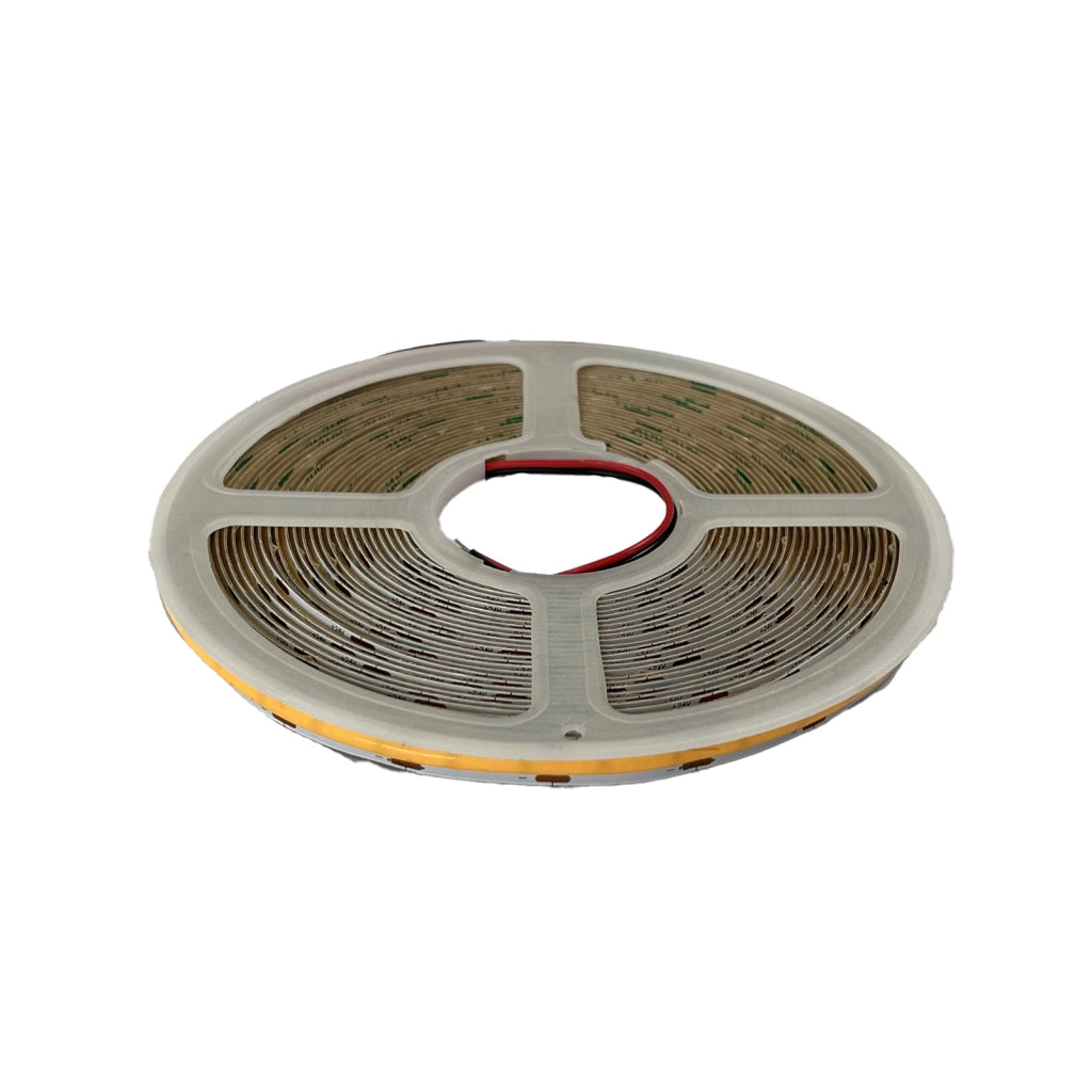 24V Striscia LED COB 11W/M Bianco Freddo 6000K 10 Metri 480 LED/M 1000LM/M CRI≥90 IP20 Tagliabile