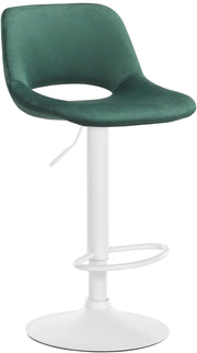 Barhocker Camden Samt weiЯ