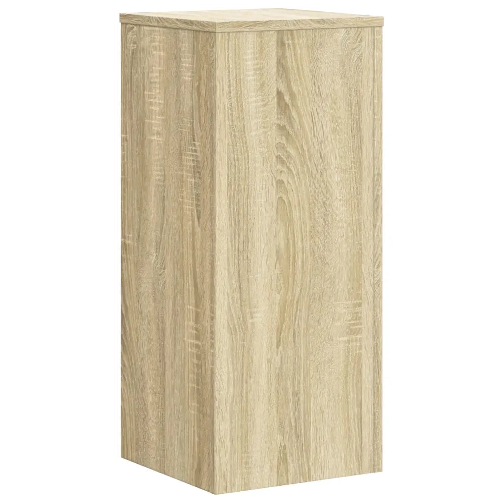Supporti per Piante 2 pz Rovere 30x30x70 cm in Multistrato