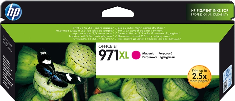 HP Cartuccia originale inchiostro magenta ad alta capacità 971XL
