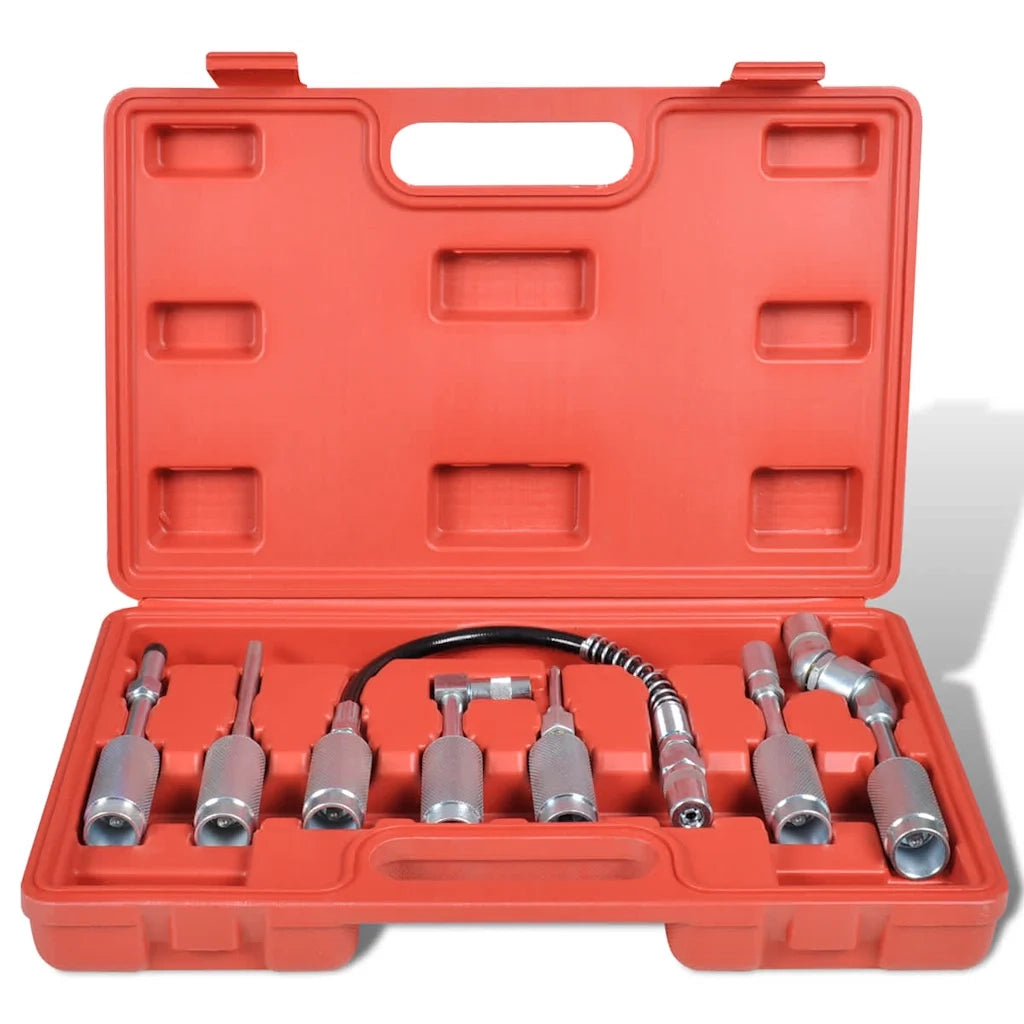 Nuovo kit 7 pz pistola lubrificazione con strumento adattatore e punte CFW9683178