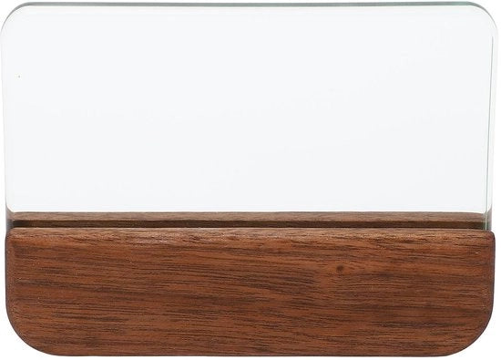 Strumento di levigatura professionale in legno - vetrata resina dura - manico di noce - comodo - adatto per artigiani - strumenti per lavorazione del cuoio