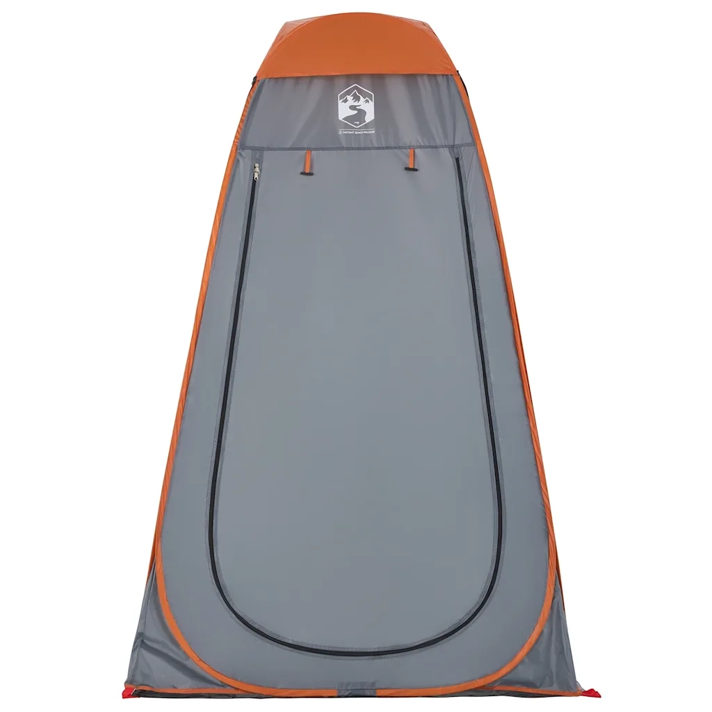 Tenda Privacy Pop-Up - Tenda da esterno Grigio e Arancione Impermeabile 457455