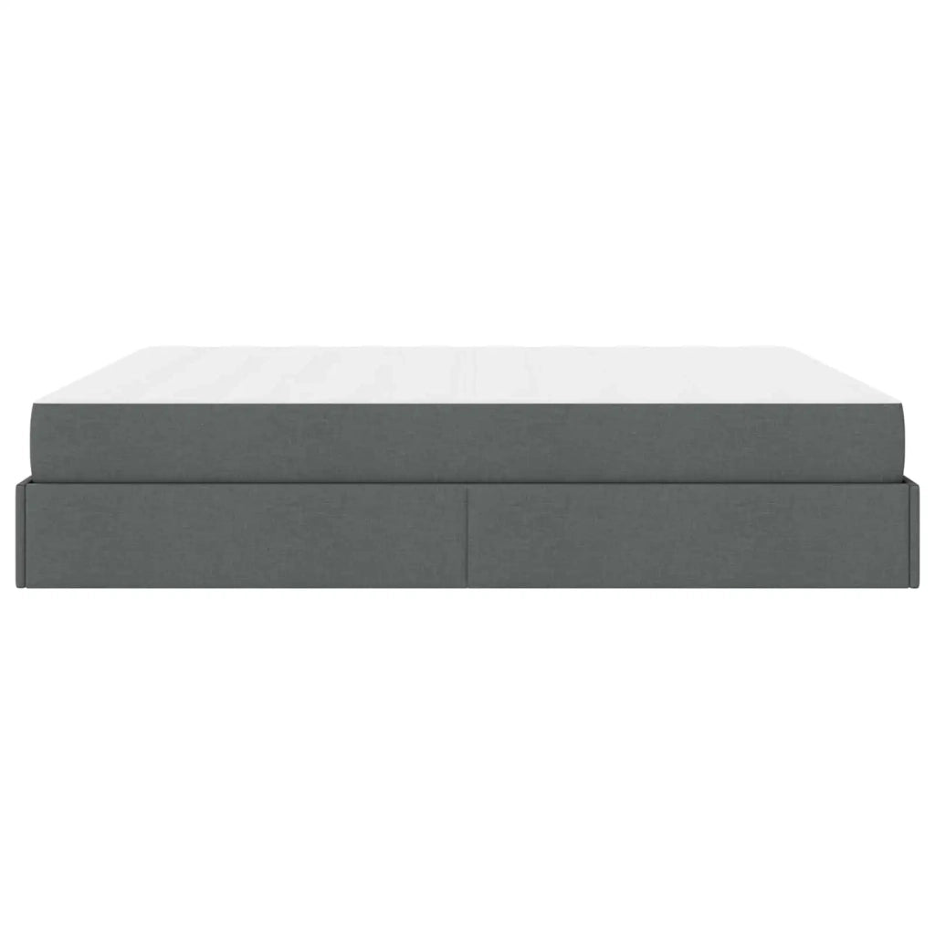 Struttura letto con materasso 2 pcs Grigio Sfumato Tessuto 3399509