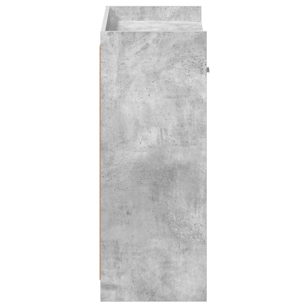 Mobile per scarpe con cassetto Grigio Cemento 73,5 x 36 x 92 cm 8011326