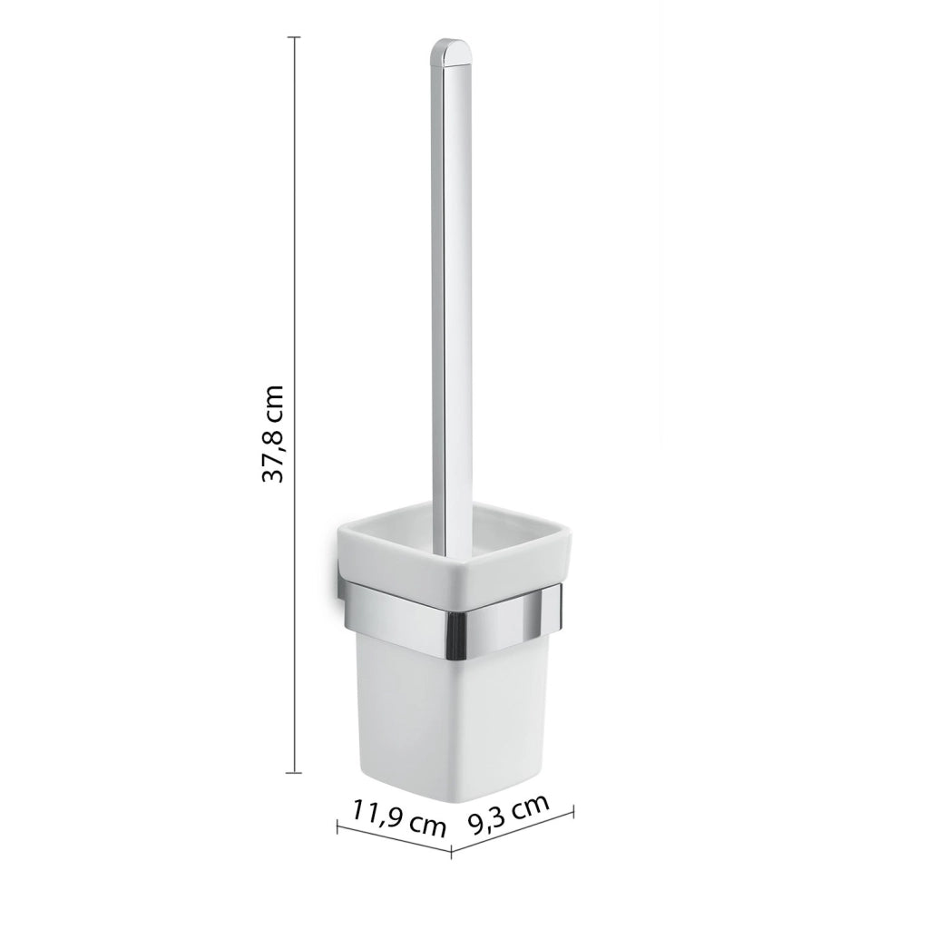 Scopino da muro in acciaio inox, alluminio e Cromall SG33-03 Gedy serie SPLUGA Cromato