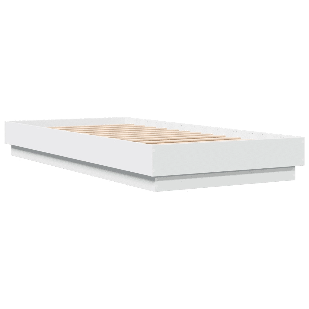 Giroletto-Struttura Letto Bianco 90x200 cm in Legno Multistrato 353291