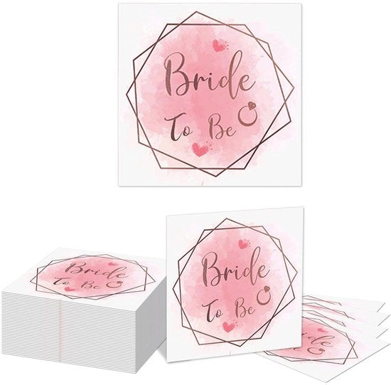 Serviette elegante roze-golden con disegni di foglia - 40 pezzi - contenitore per serviette - decorazione per la cerimonia di nozze - servizi da tavola - serviette da tavola