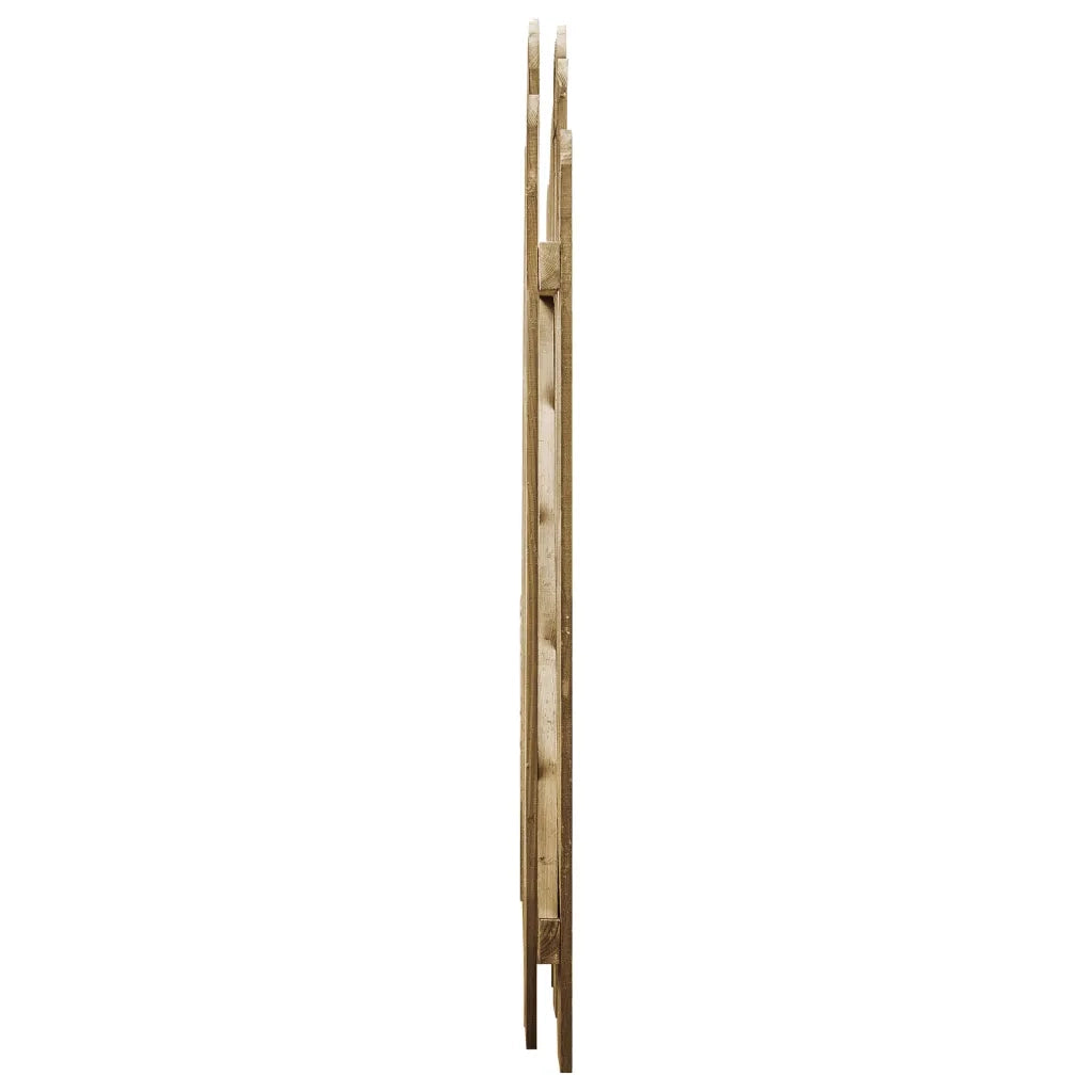 Cancello da Giardino in Legno di Pino Impregnato 100x100 cm 45327