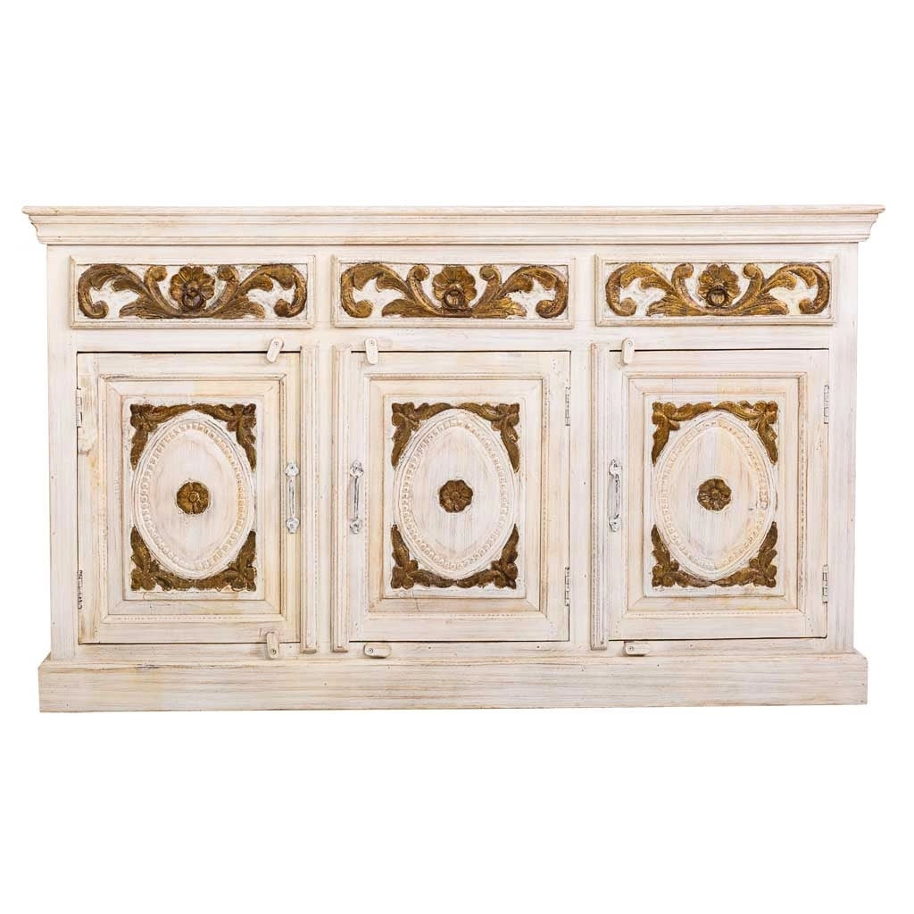 Credenza in legno marrone 153x41x90h