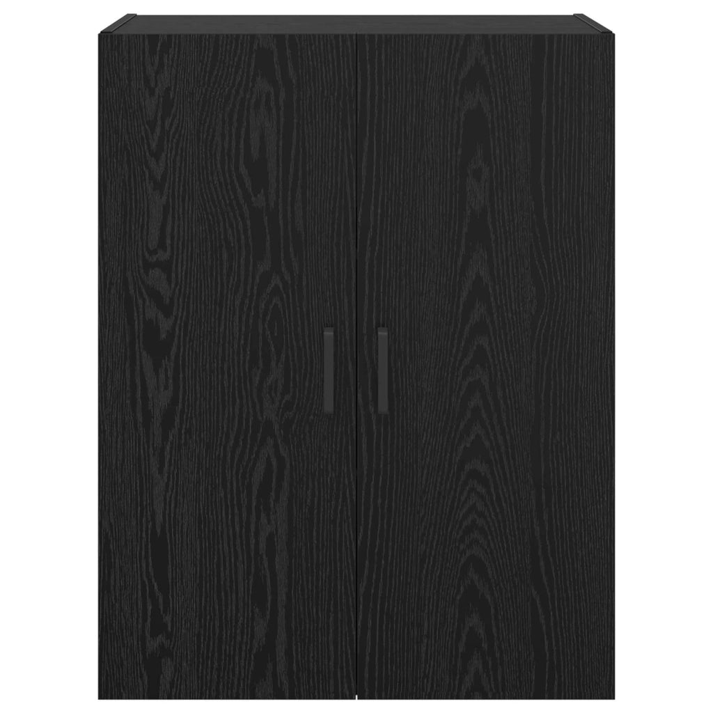 Mobiletto a muro 2 pcs Rovere Nero 69,5 x 34 x 90 cm 3394508