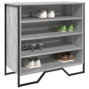 vidaXL Scarpiera Grigio Sonoma 80x38x78 cm in Truciolato