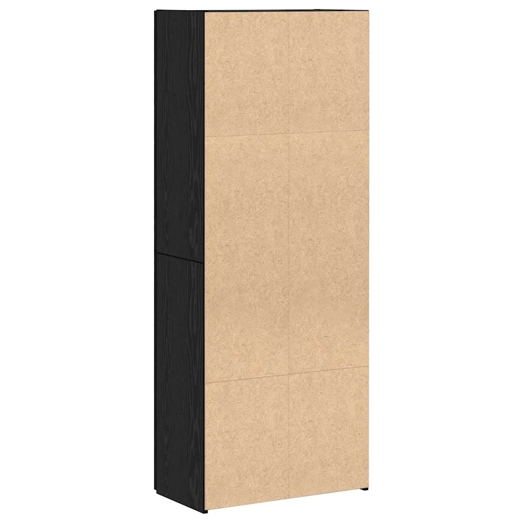 Mobile per Ufficio Rovere Nero 60 x 32 x 152,5 cm CFW3509602