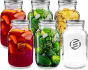 Set di Overnight Oats in Jar di Mason - Muesli - Bicchieri di Cottura per Havermout