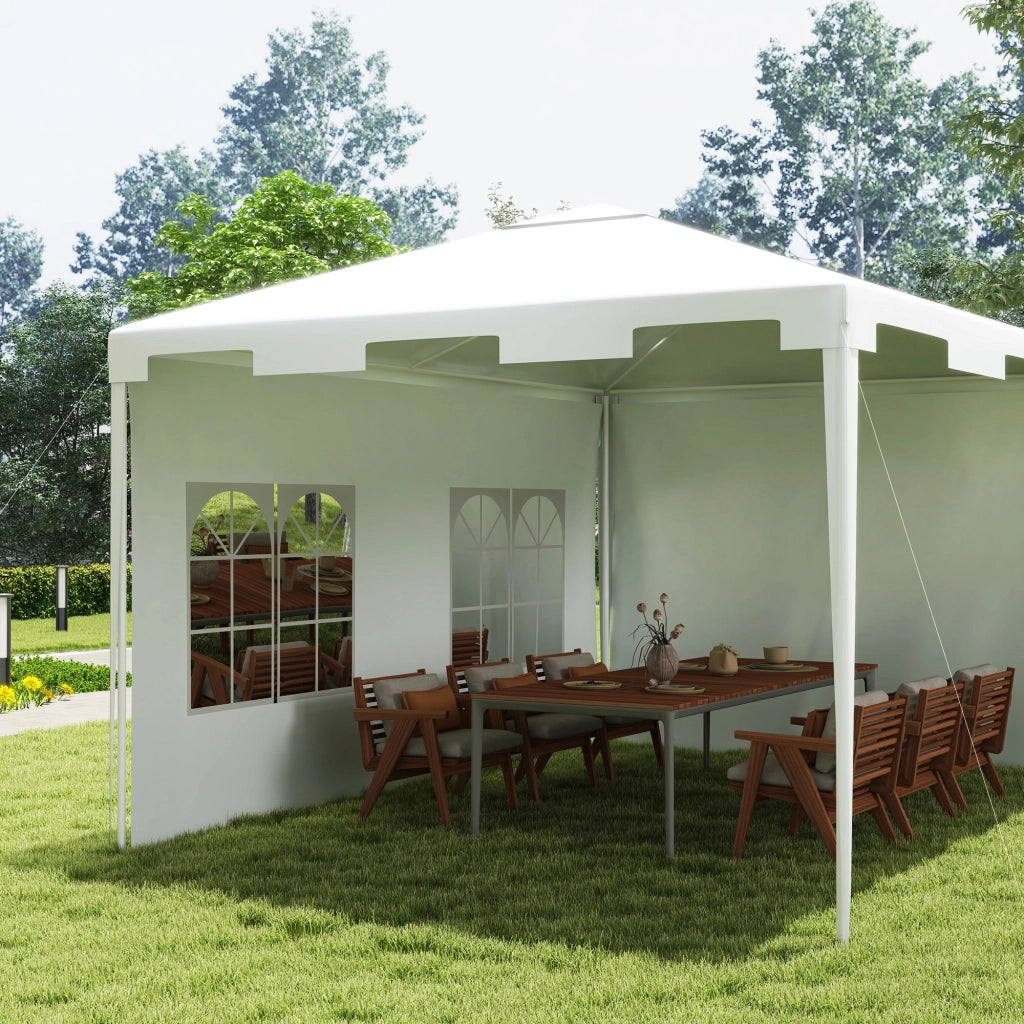 Gazebo ¨C Minimal ¨C 395x295x255 cm bianco