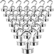 Magneetti adesivi - Magneti neodymium extra potenti - 35 pezzi - Color argento