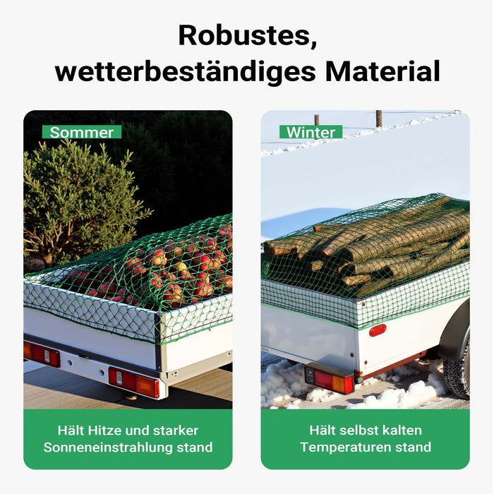 Rete ferma carico per trasporto su rimorchio e container 3 x 6 m Rete di sicurezza