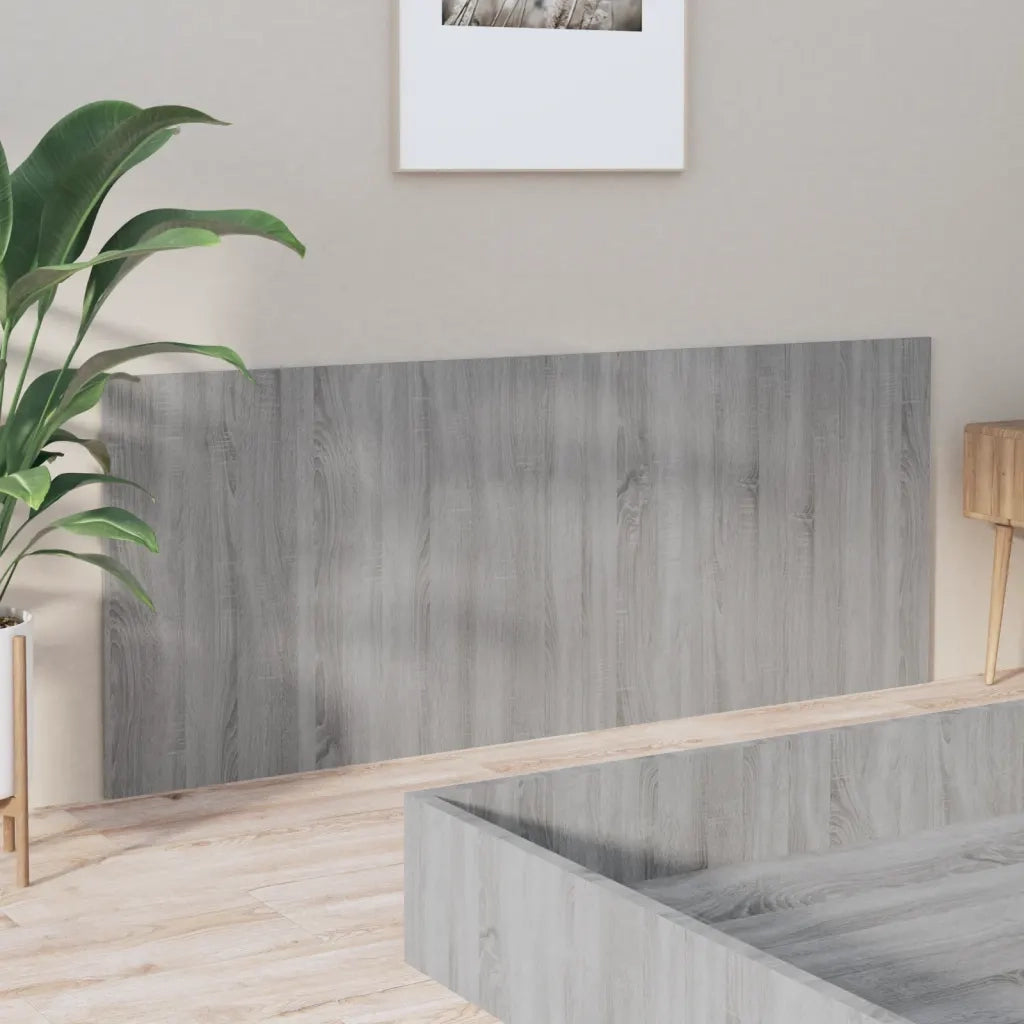 Testiera Letto Grigio Sonoma 200x1,5x80 cm Legno Ingegnerizzato 816977