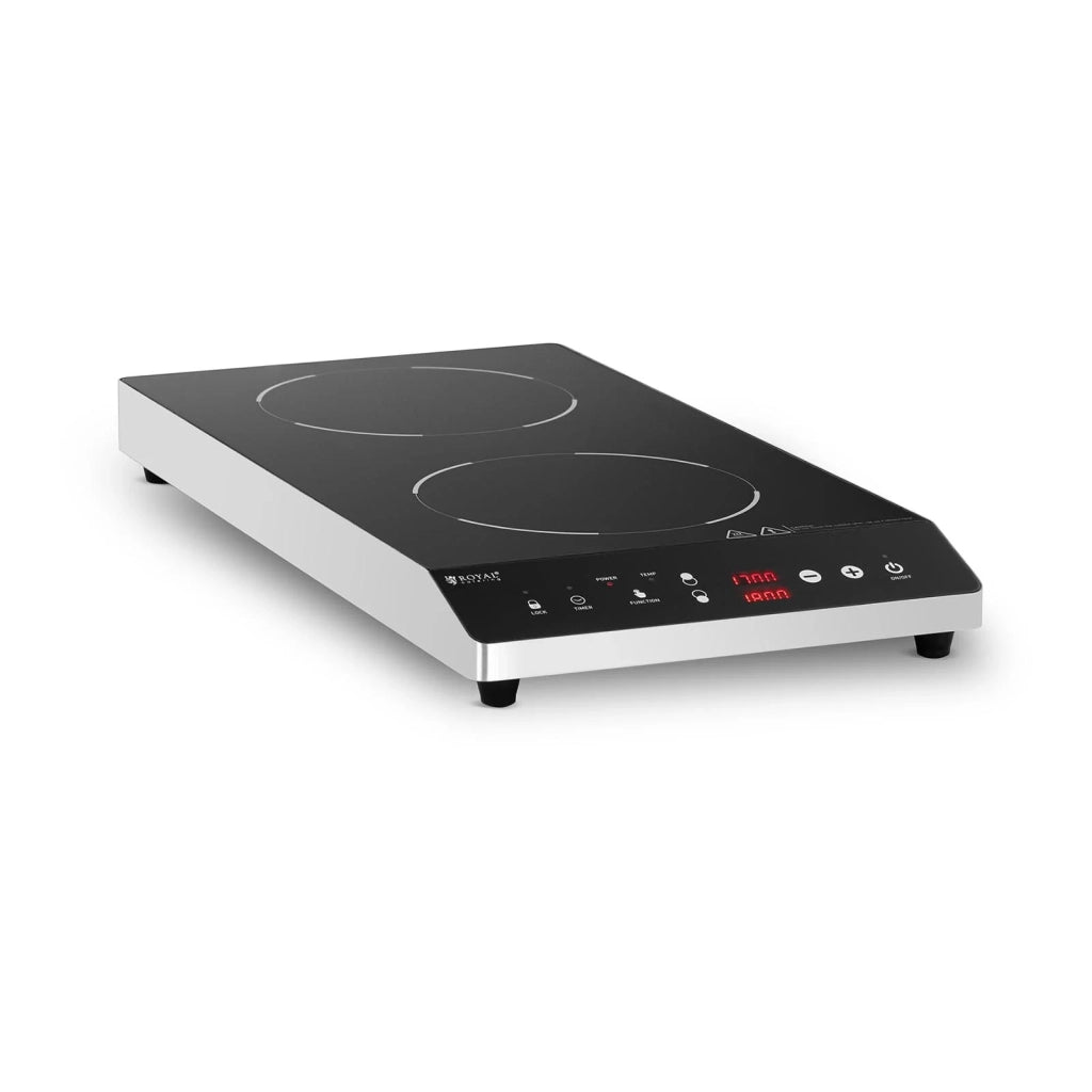 Piano cottura a induzione 2 x 22 cm 60 a 240 °C timer 14_0004117
