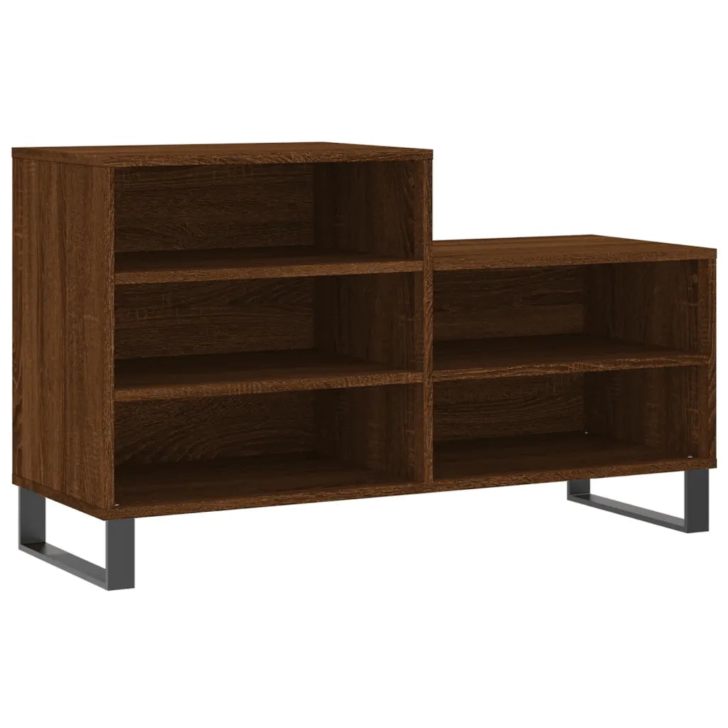 Scarpiera | Mobile per scarpe Rovere Marrone 102x36x60 cm in Legno Multistrato