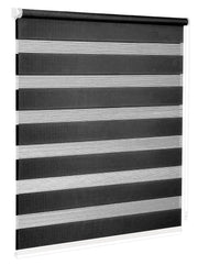 Tenda a Rullo 150x180 Cm Finestra Porta Interno Casa Ufficio Kit Montaggio Parete Telaio No Fori Nero