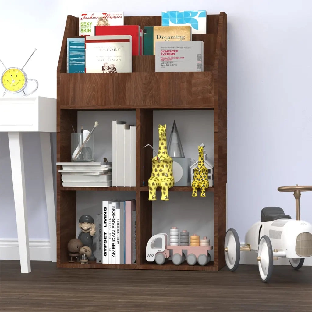 Portariviste per Bambini Rovere Marrone 71x30x114cm Legno CFW7931321