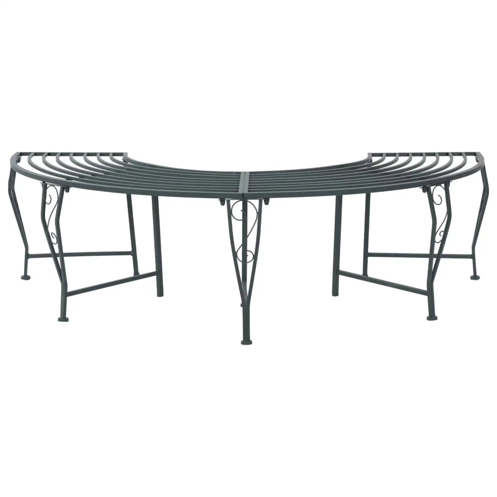 Panchina per Alberi 4-Numero di posti 160 x 80 x 44 cm Acciaio 42029506