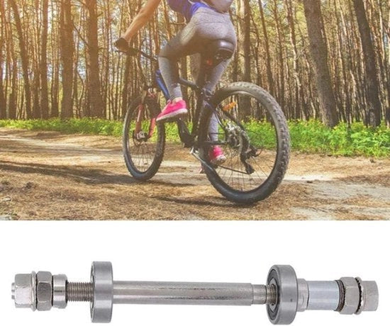 Accessorio per bicicletta da montagna - Ruota posteriore - Rapido rilascio - Nafta completa - Adatto per biciclette da montagna - Nero.